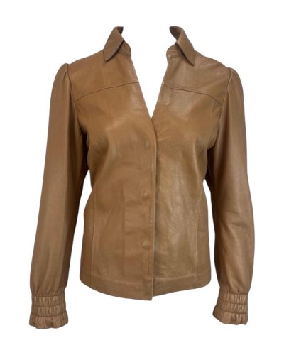 Dames korte bruine echte leren jas – Rinoa - bestel bij BK Leder Dames korte bruine echte leren jas - Rinoa