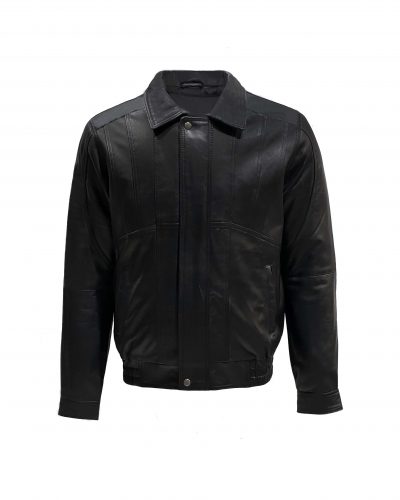 Zwarte Leren heren jas  Black basic – 100% echt leer- petro bestellen - BK Leder