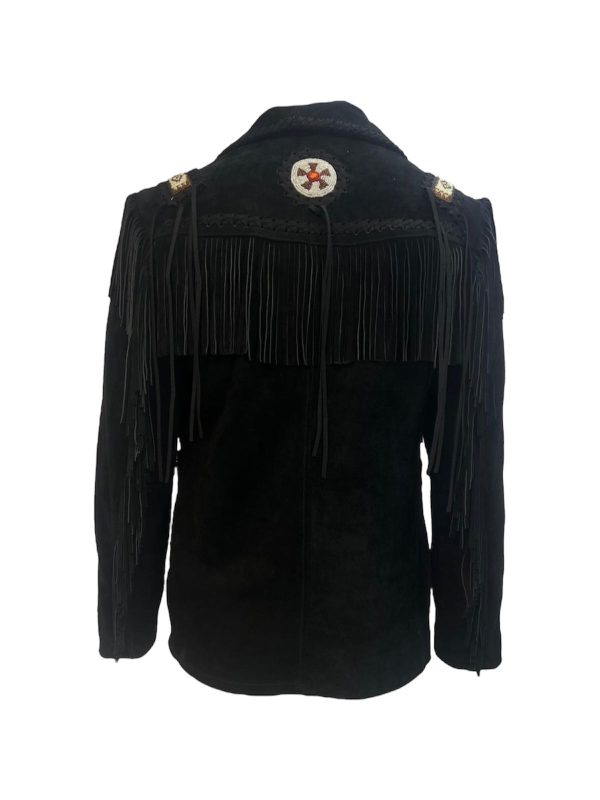 Echte leren heren suède cowboy jas - Cowboya - Afbeelding 2