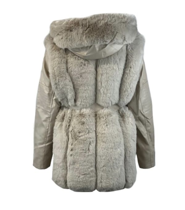 Dames Beige Winterjas – Hanora bestellen - BK Leder