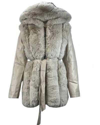 Dames Beige Winterjas – Hanora bestellen - BK Leder