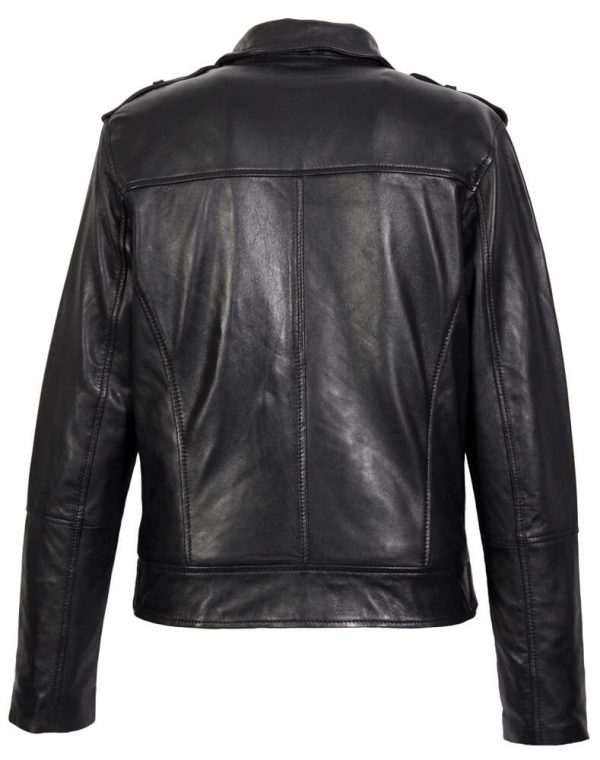 Leren biker heren jas zwart- rimato bestellen - BK Leder