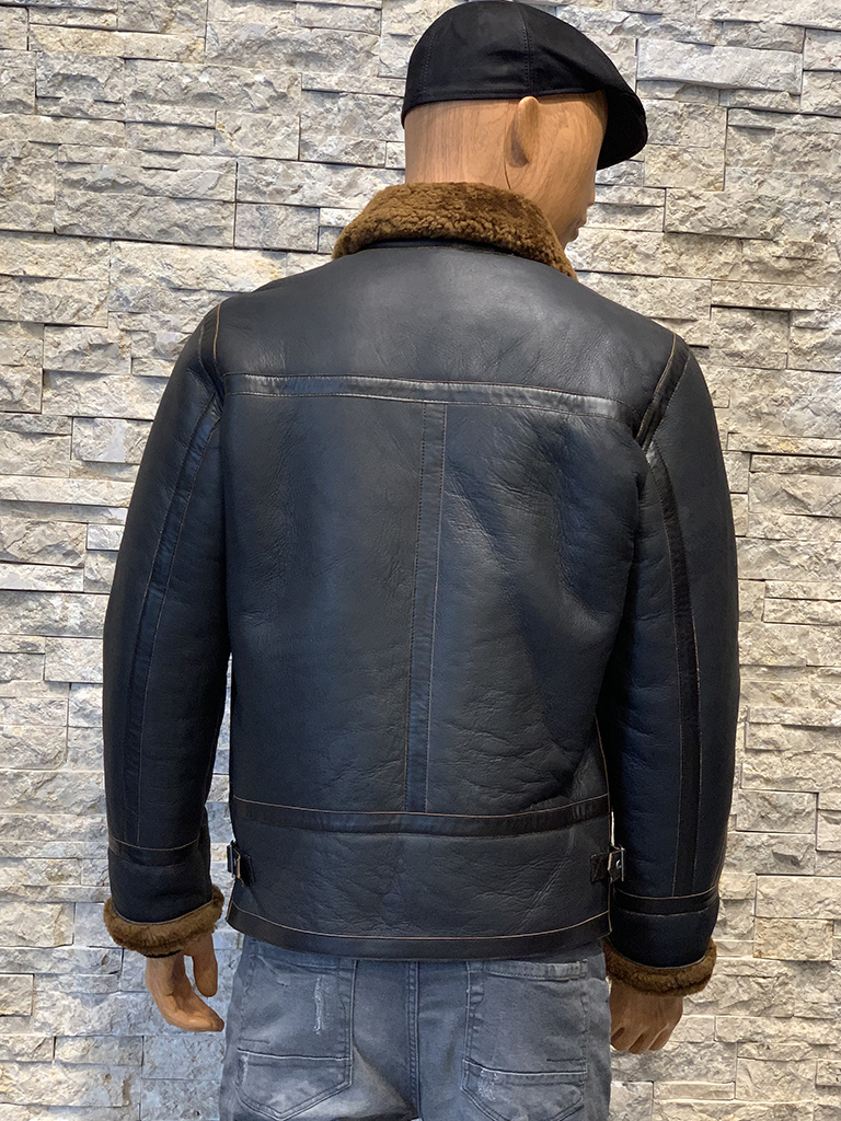 Magnetisch streep Bedoel Lammy coat jas heren – BK Leder