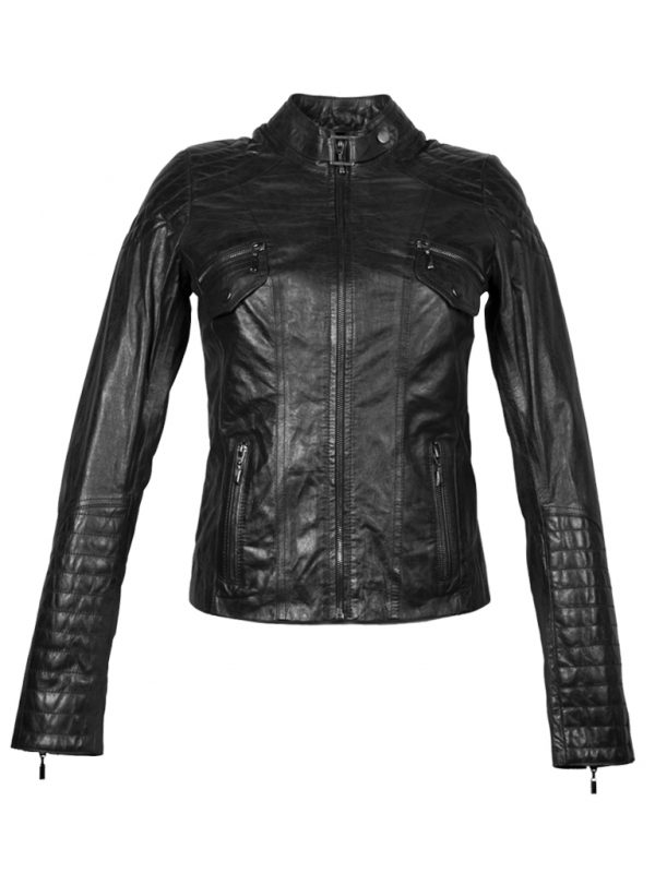 Leren jas dames biker zwart Lexa bestellen - BK Leder