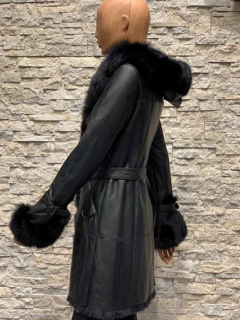Lammy coat parka zwart Lammy coat parka zwart
