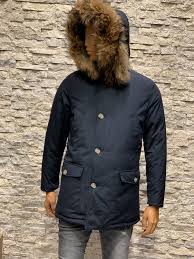 Zwart 4 pocket heren winter jas met afneembaar bontkraag