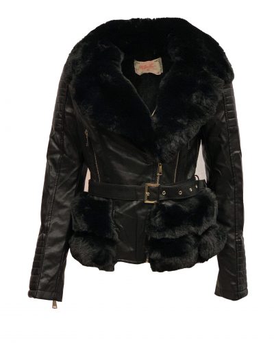 Winter jas dames zwart -ramita bestellen