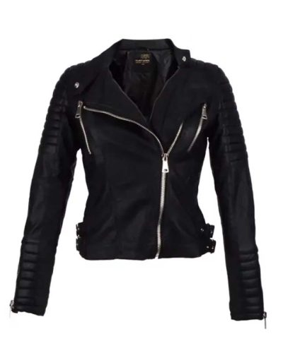 Dames Kunst leren bikerjas -Mara