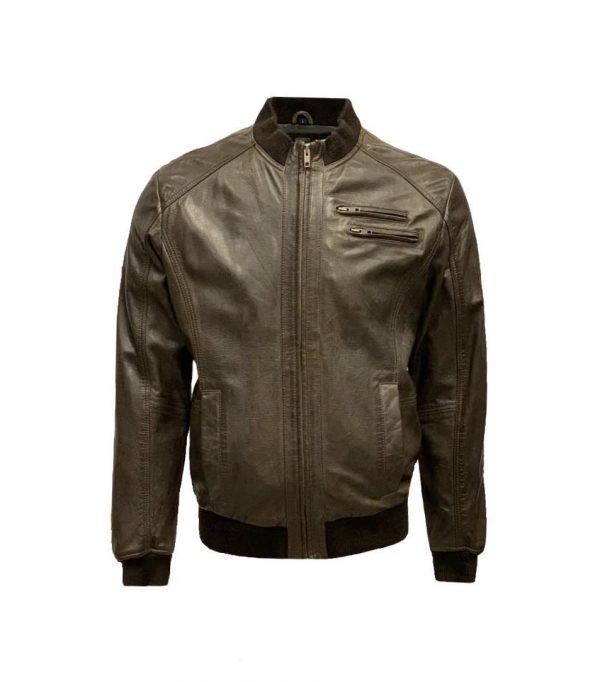 Bruine baseball jacket -Ramo bestellen - BK Leder