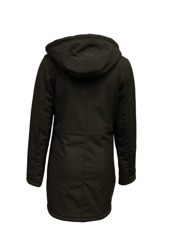 Softshell jas dames zwart met bontkraag-Riza bestellen - BK Leder