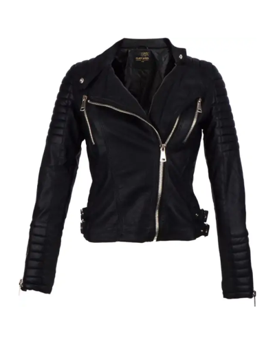 Dames Kunst leren bikerjas -Mara
