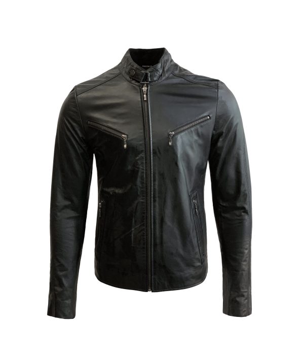 Heren leren jas 100% echt leder-mike bestellen - BK Leder