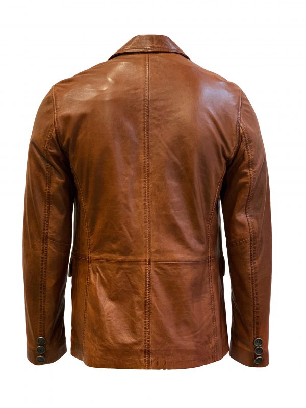 Leren blazer heren cognac-Moderno bestellen - BK Leder