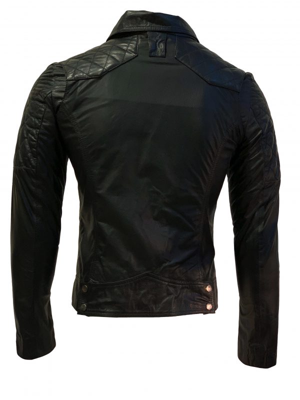 leren biker heren jack zwart-monaco bestellen - BK Leder