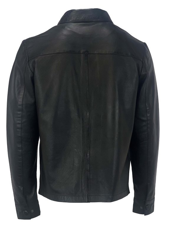 Leren heren jas biker zwart-Missouri - Afbeelding 7
