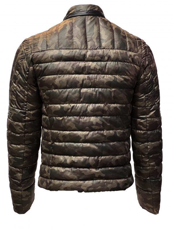 Heren camouflage winter jas dubbele rits bestellen - BK Leder
