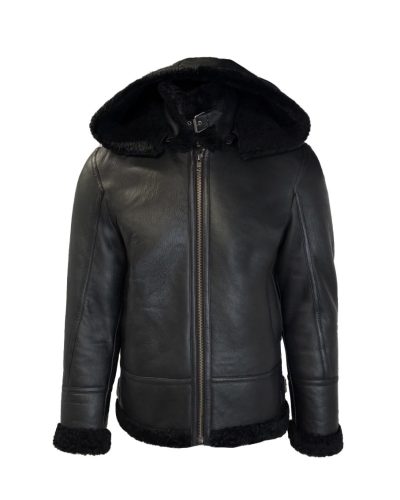 LAMMY COAT HEREN ZWART ECHT LAMSVACHT -SIBERIË - bestel bij BK Leder LAMMY COAT HEREN ZWART ECHT LAMSVACHT -SIBERIË