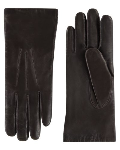Dames zwarte leren Laimböck handschoenen -Dublin bestellen - BK Leder
