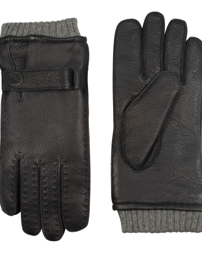 Heren leren zwarte Laimböck handschoenen -Sheffield bestellen - BK Leder