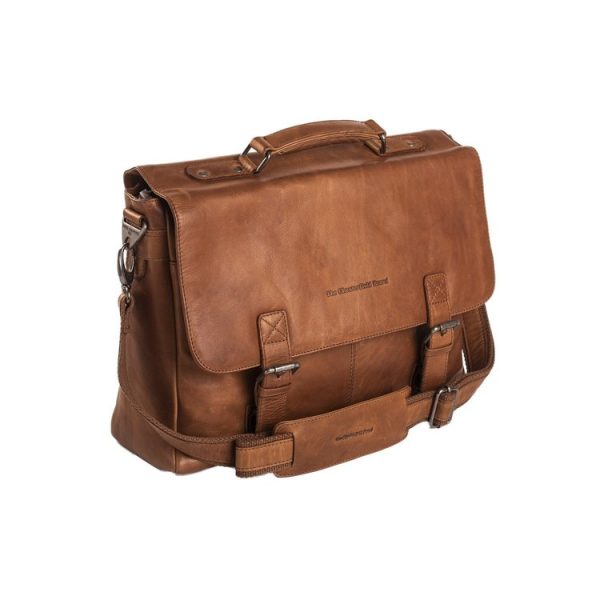 Leren Laptoptas Cognac Belfast - Cognac