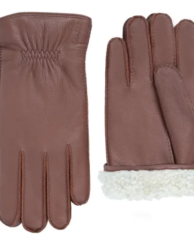Handschoenen heren leren Laimbock Eton – Tan bestellen - BK Leder