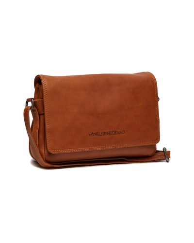 Chesterfield Leren Schoudertas Cognac – Redmond - bestel bij BK Leder Chesterfield Leren Schoudertas Cognac - Redmond