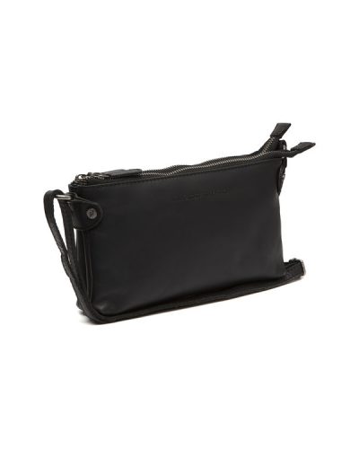 Chesterfield Leren Schoudertas Zwart – Sisli - bestel bij BK Leder Chesterfield Leren Schoudertas Zwart - Sisli
