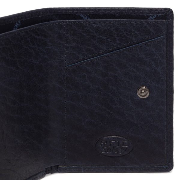 Chesterfield Leren Portemonnee Navy Blue – Paris bestellen - BK Leder