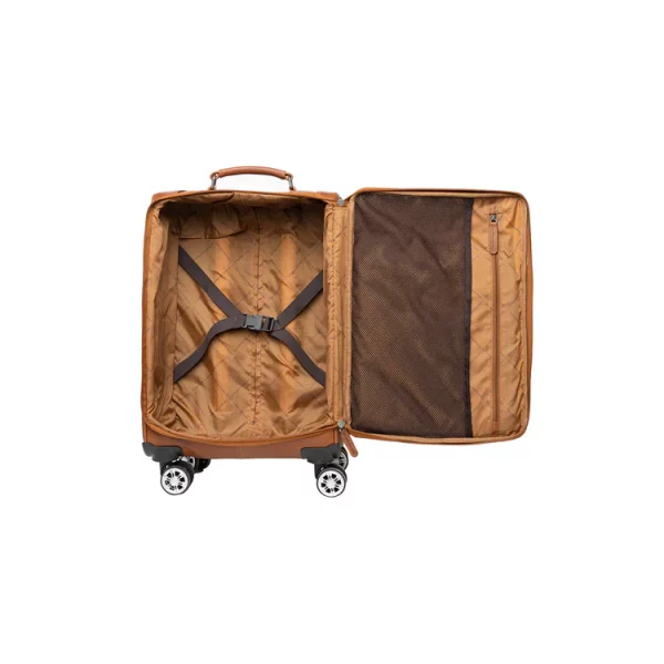 Leren Trolleykoffer Cognac – Key Largo bestellen - BK Leder