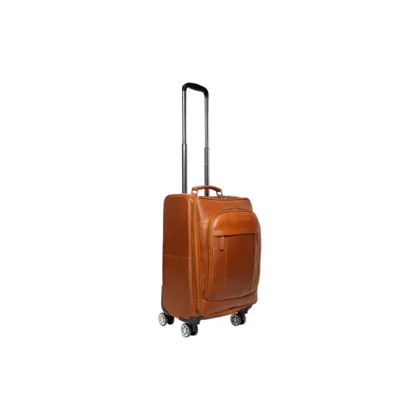 Leren Trolleykoffer Cognac – Key Largo bestellen - BK Leder