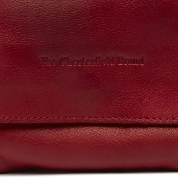 Chesterfield Leren Schoudertas Rood – Duncan bestellen - BK Leder