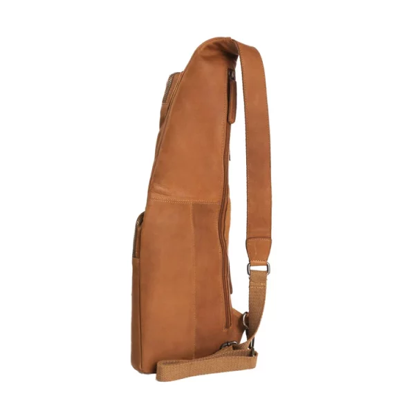 Chesterfield Leren Crossbody Rugzak Cognac – Logan bestellen - BK Leder