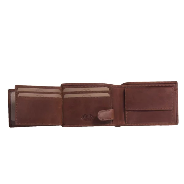 Chesterfield Leren Portemonnee RFID Cognac – Marvin bestellen - BK Leder