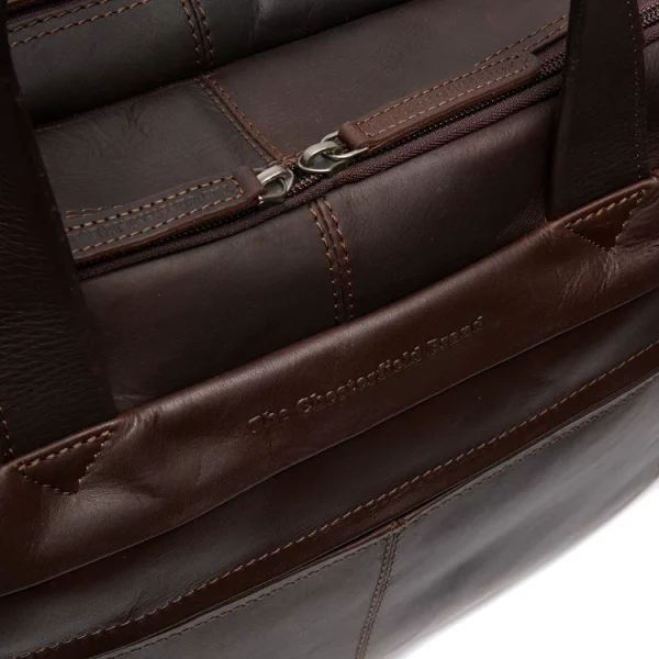 Chesterfield Leren Laptoptas Bruin – Ryan bestellen - BK Leder