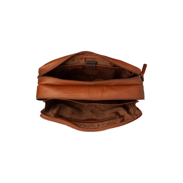 Chesterfield Leren Laptoptas Cognac – Ryan bestellen - BK Leder