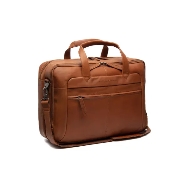 Chesterfield Leren Laptoptas Cognac – Ryan bestellen - BK Leder