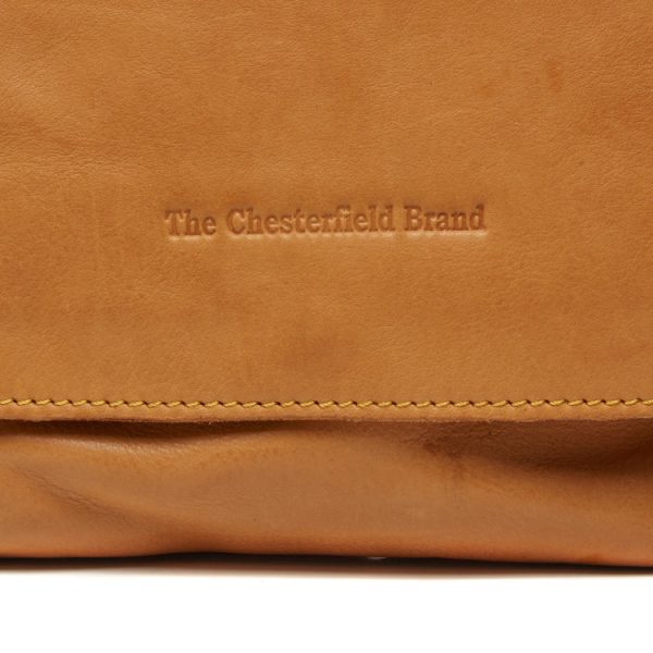 Chesterfield Leren Schoudertas Cognac – Duncan bestellen - BK Leder