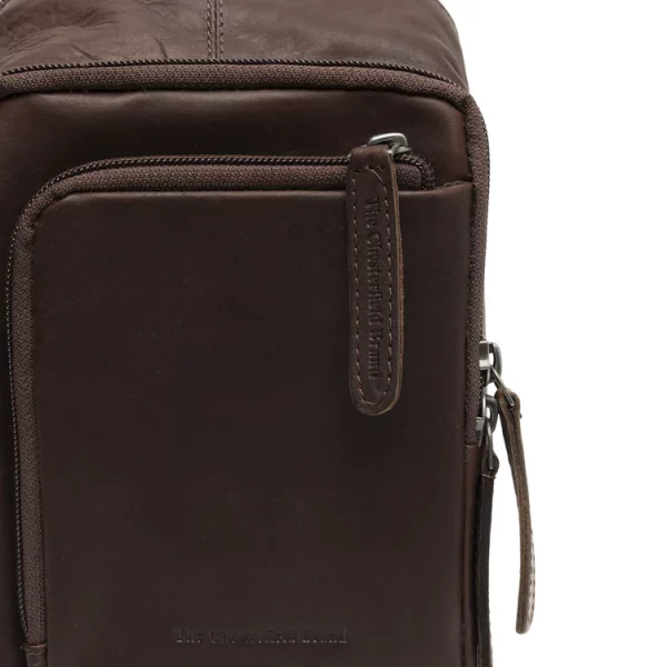 Chesterfield Leren Crossbody Tas Bruin – Riga bestellen - BK Leder