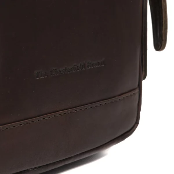 Chesterfield Leren Crossbody Tas Bruin – Riga bestellen - BK Leder