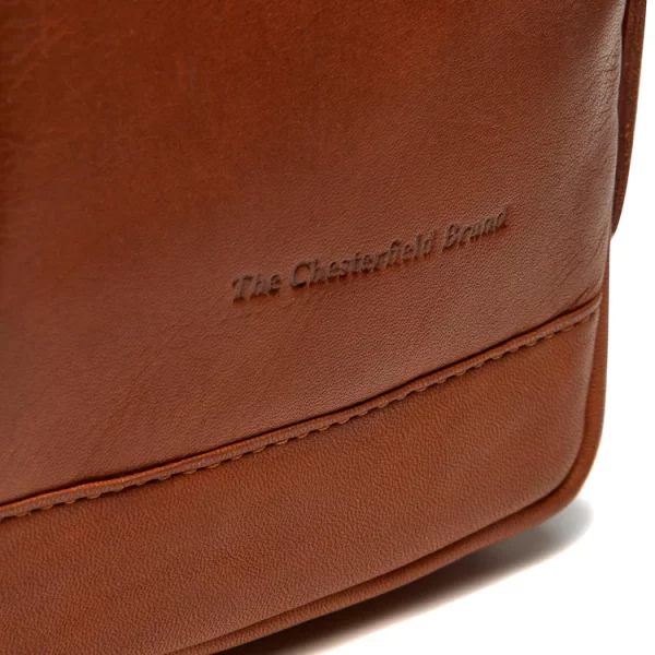 Chesterfield Leren Crossbody Tas Cognac – Riga bestellen - BK Leder