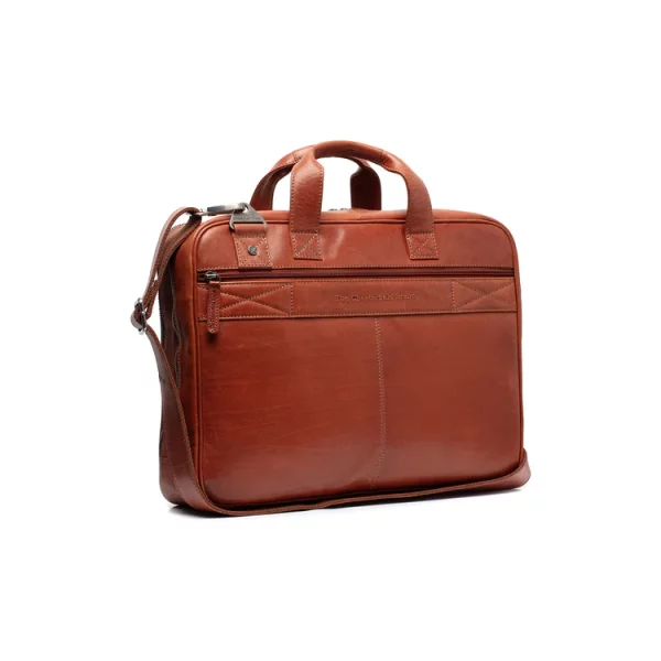 Chesterfield Leren Laptoptas Cognac – Iseo bestellen - BK Leder