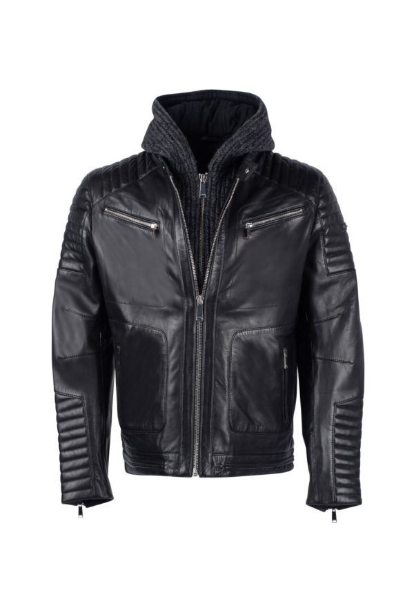 Leren biker herenjas RedSkins – Byron Mojito – 100% echt leer bestellen - BK Leder