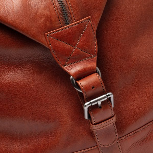 Chesterfield Leren Weekendtas Cognac – Cavoli bestellen - BK Leder