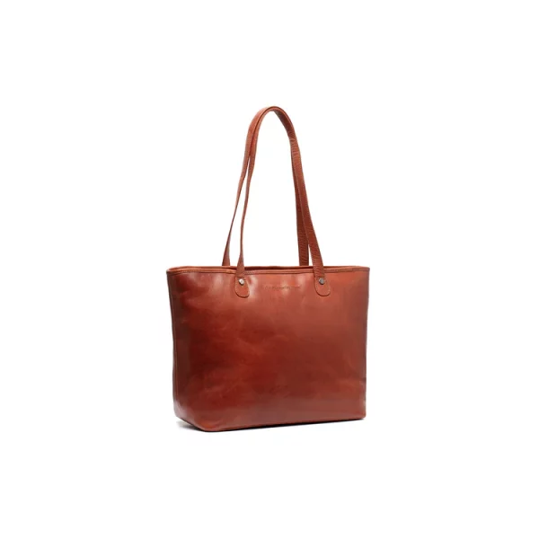 Chesterfield Leren Shopper Cognac – Astano bestellen - BK Leder