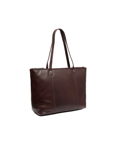 Chesterfield Leren Shopper Bruin – Ferrera bestellen - BK Leder