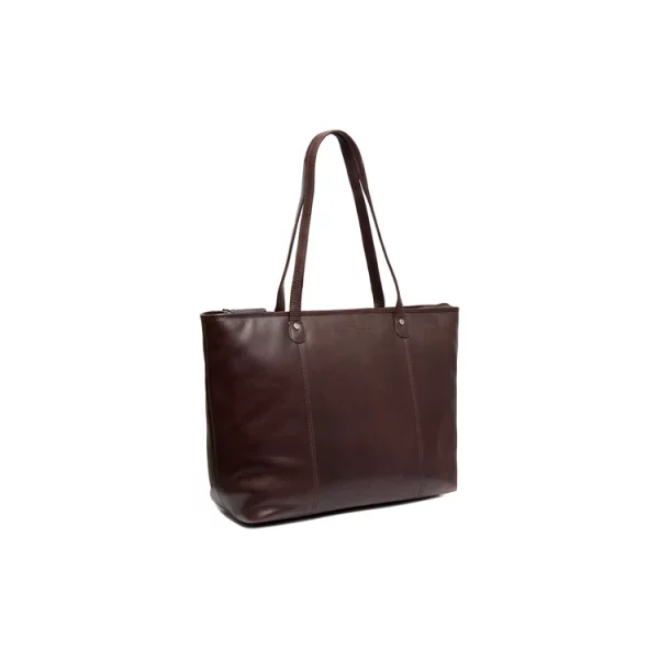 Chesterfield Leren Shopper Bruin – Ferrera bestellen - BK Leder