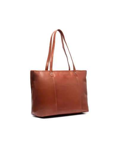 Chesterfield Leren Shopper Cognac – Ferrera bestellen - BK Leder