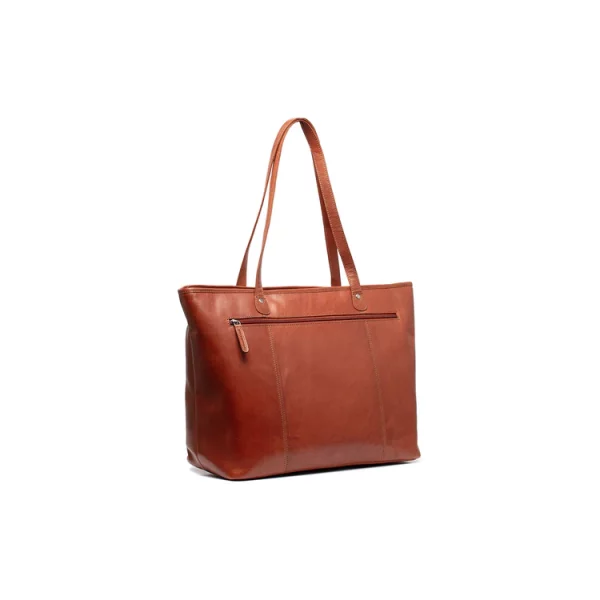 Chesterfield Leren Shopper Cognac – Ferrera bestellen - BK Leder