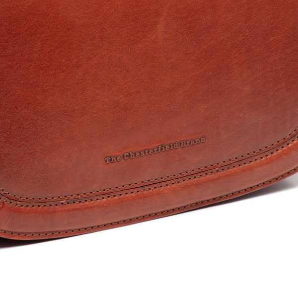 Chesterfield Leren Schoudertas Cognac – Lizzola bestellen - BK Leder