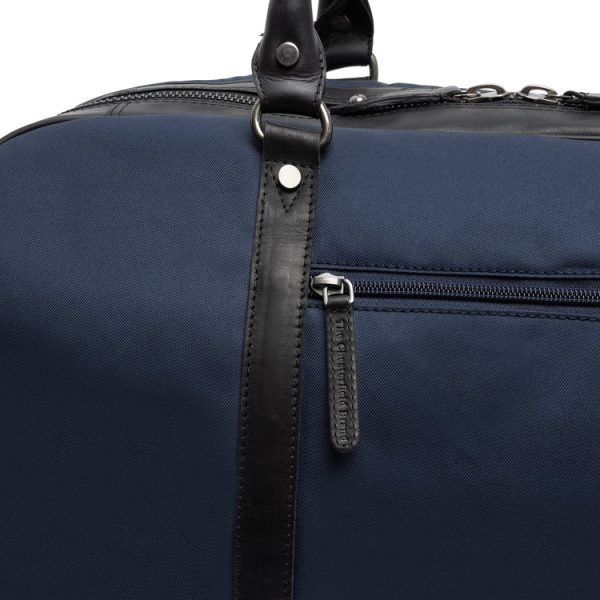 Chesterfield Leren Weekendtas Navy – Tornio bestellen - BK Leder